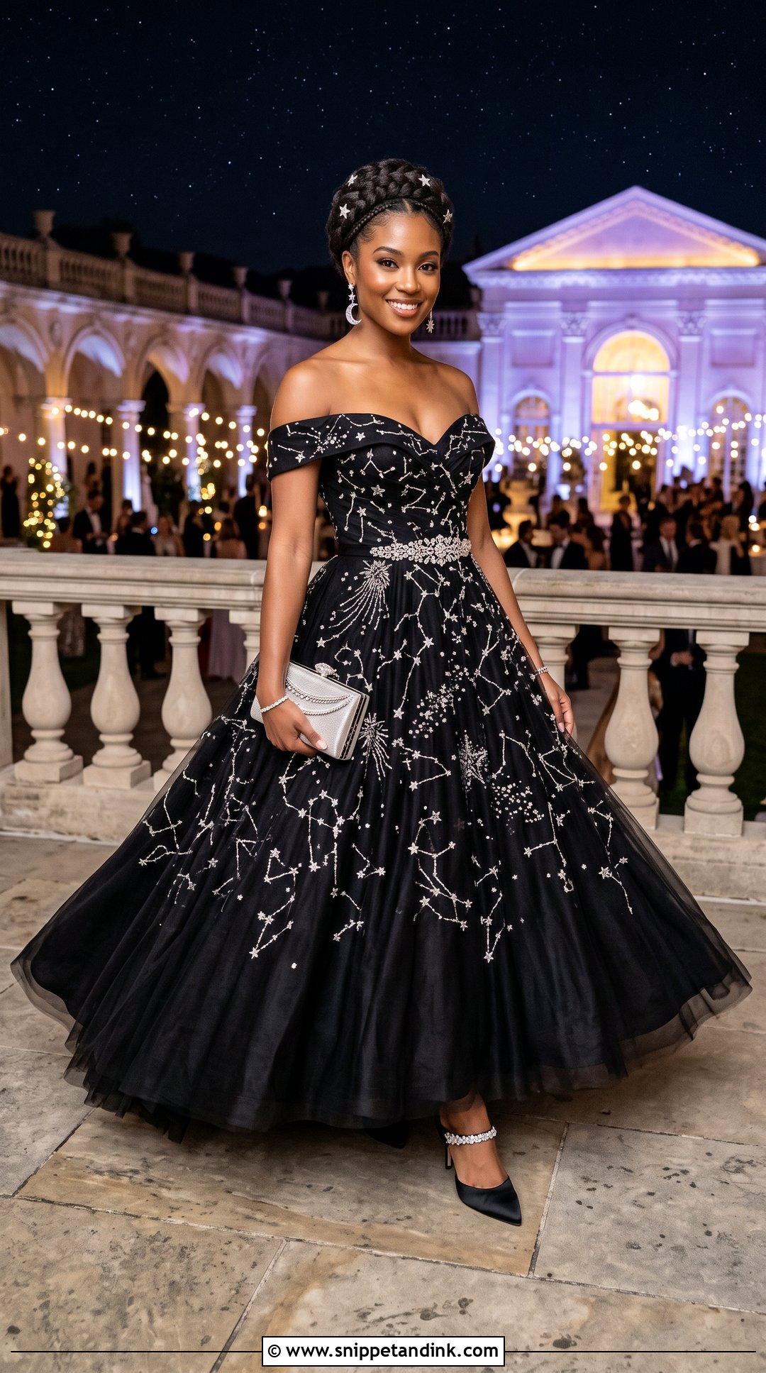 Black Starfall Ball Gown - Snippet and Ink - 20 Starfall Ball Gown Ideas