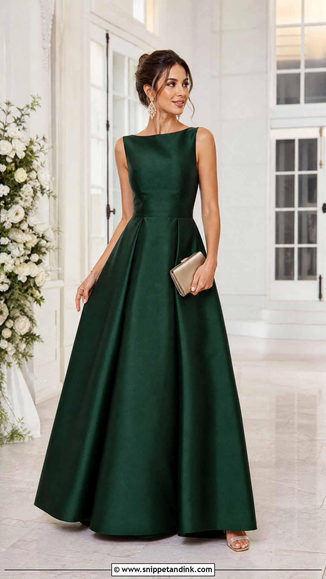 Black Tie A Line Gown - Snippet and Ink - 25 Black Tie Wedding Dress Ideas