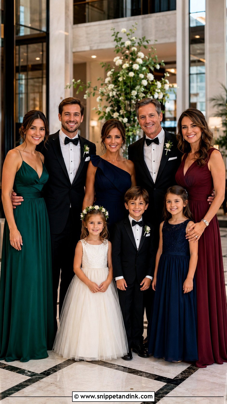 Black Tie Family Wedding Attire - Snippet and Ink - 20 Family Wedding Attire Ideas