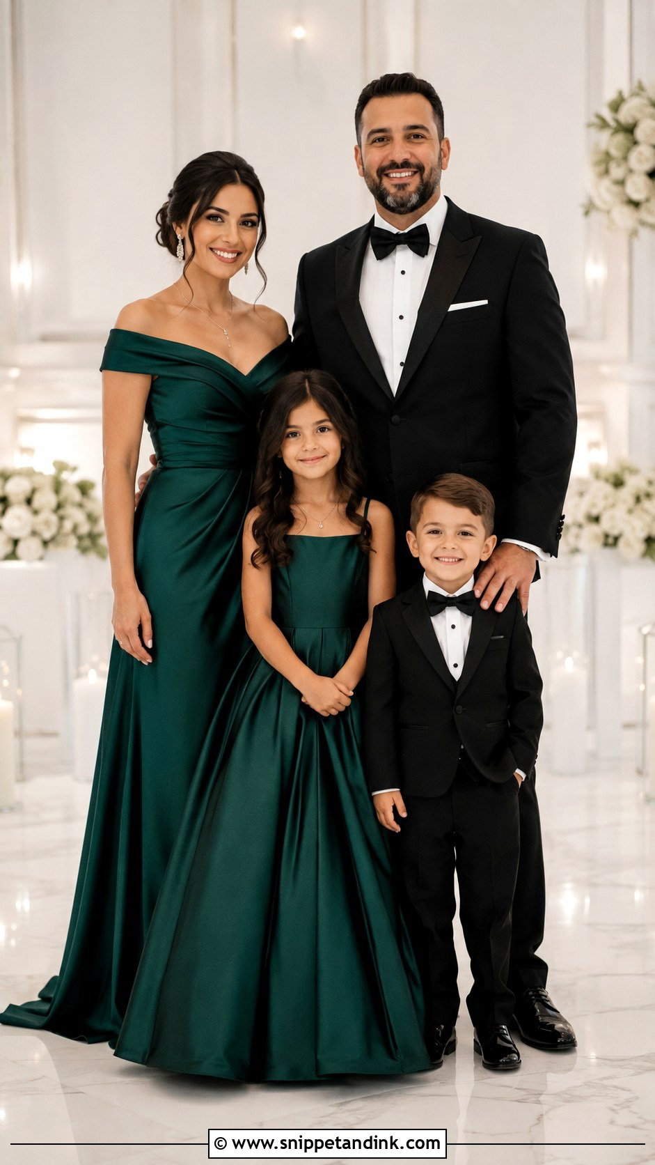 Black Tie Family Wedding Outfit - Snippet and Ink - 25 Family Outfits for Wedding