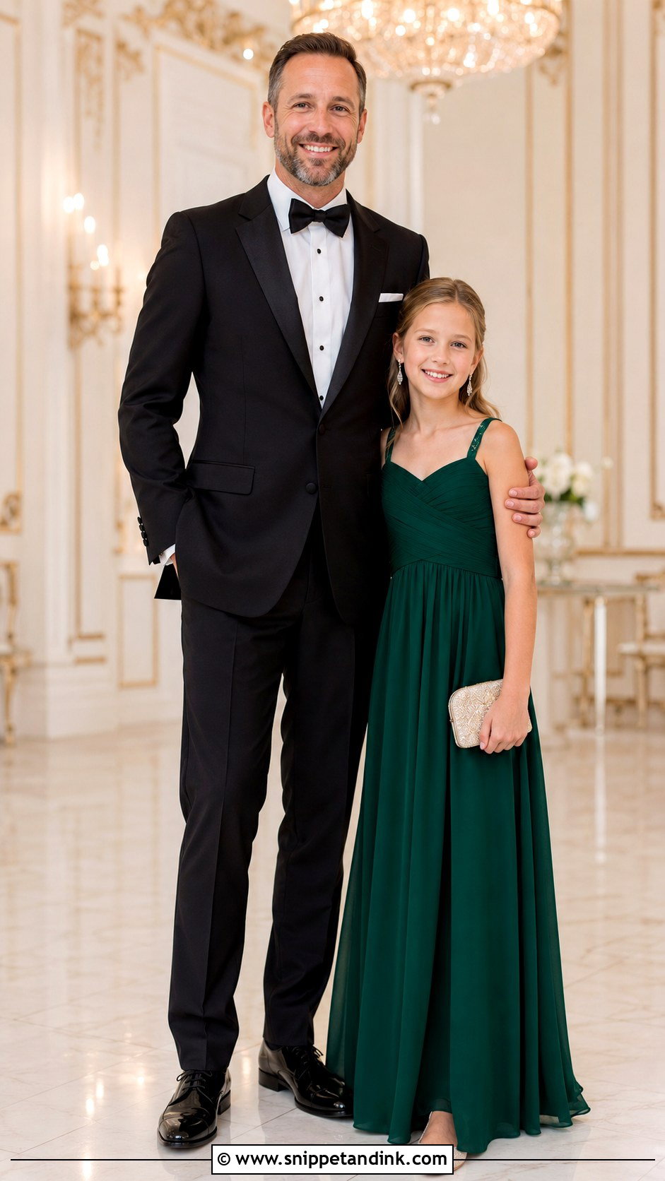 Black Tie Father Daughter Dance Outfit - Snippet and Ink - 20 Father Daughter Dance Outfit Ideas