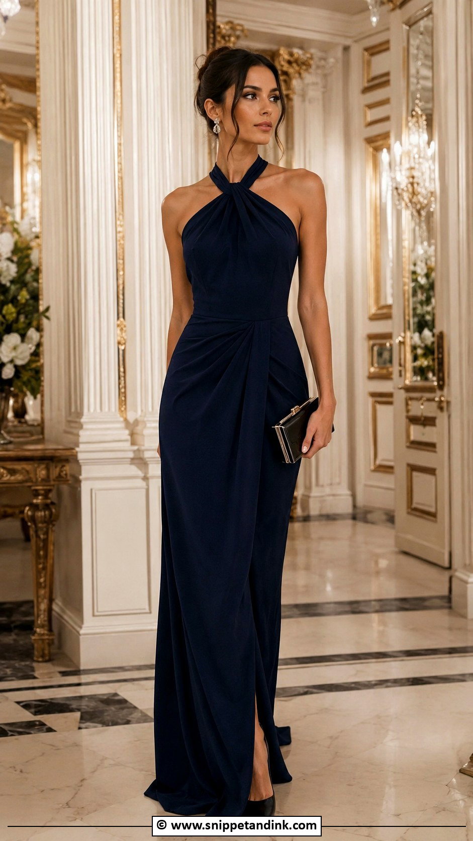Black Tie Gown Brides Sister Dress - Snippet and Ink - 30 Bride's Sister Dress Ideas