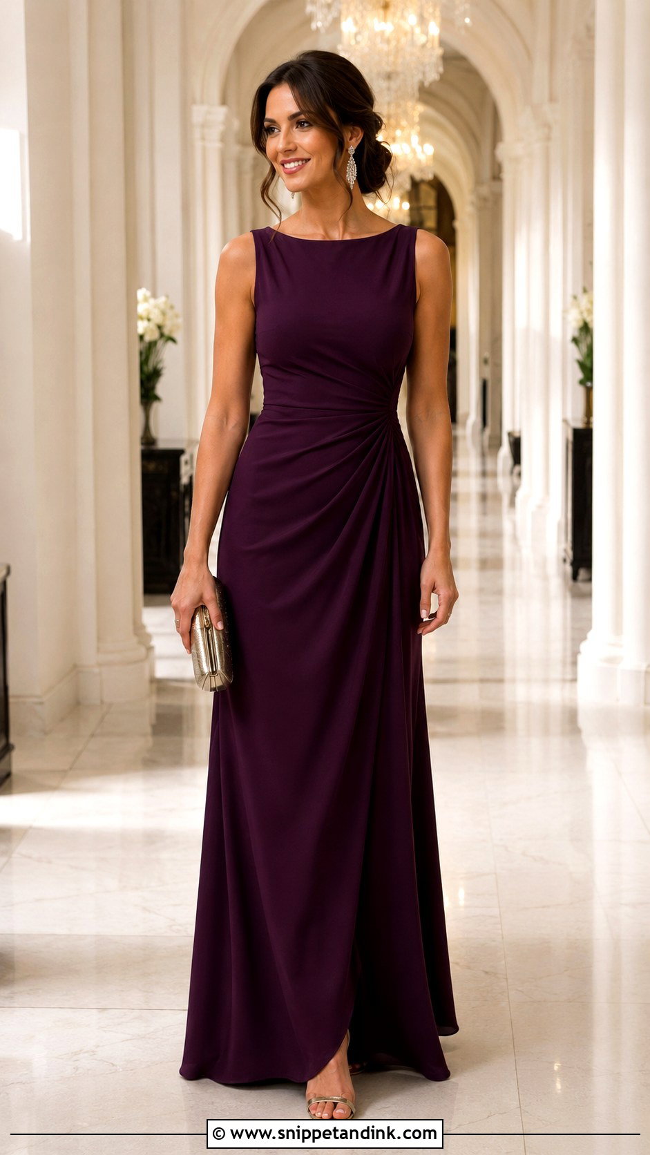 Black Tie Gown Wedding Outfit - Snippet and Ink - 30 Trendy Wedding Outfits