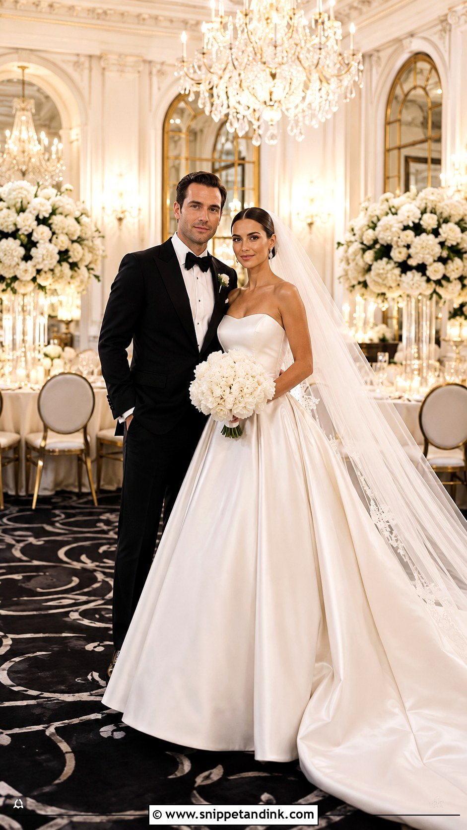 Black Tie London Hotel Wedding - Snippet and Ink - 20 London Wedding Aesthetic Ideas