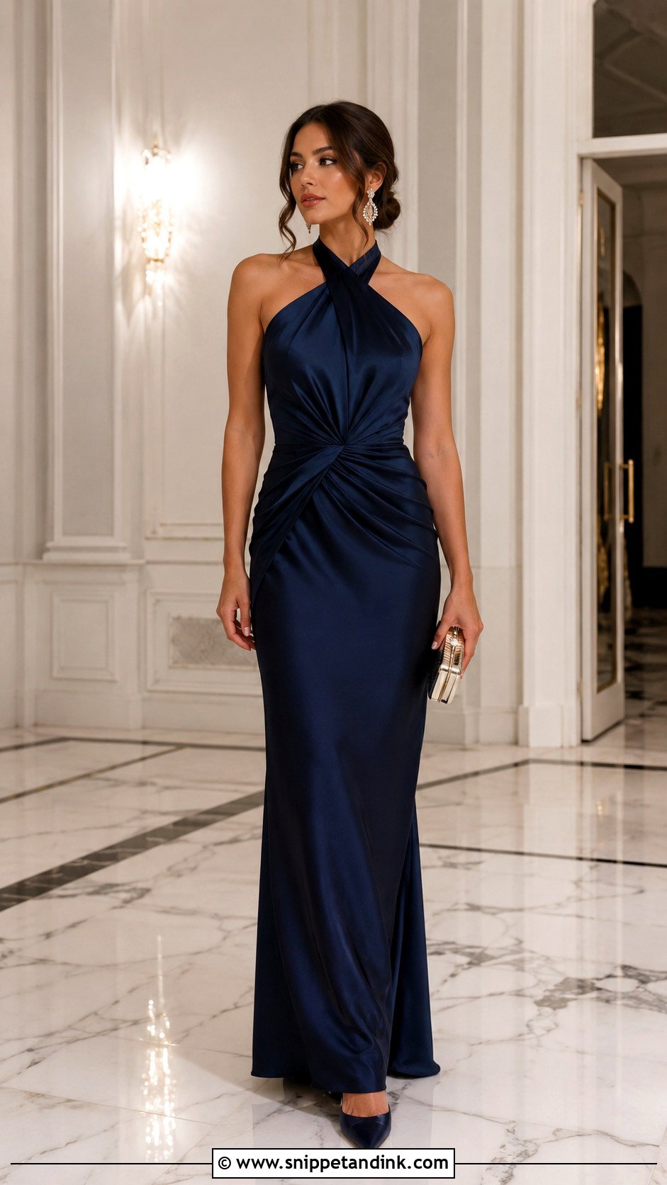 Black Tie Maxi Dress Wedding Guest Outfit - Snippet and Ink - 25 Dress Ideas for Wedding
