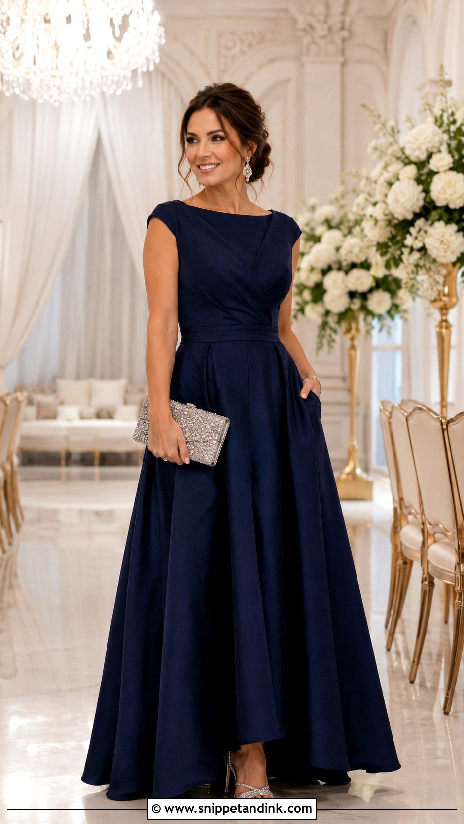 Black Tie Sister of the Bride Gown - Snippet and Ink - 20 Dresses Sister of the Bride