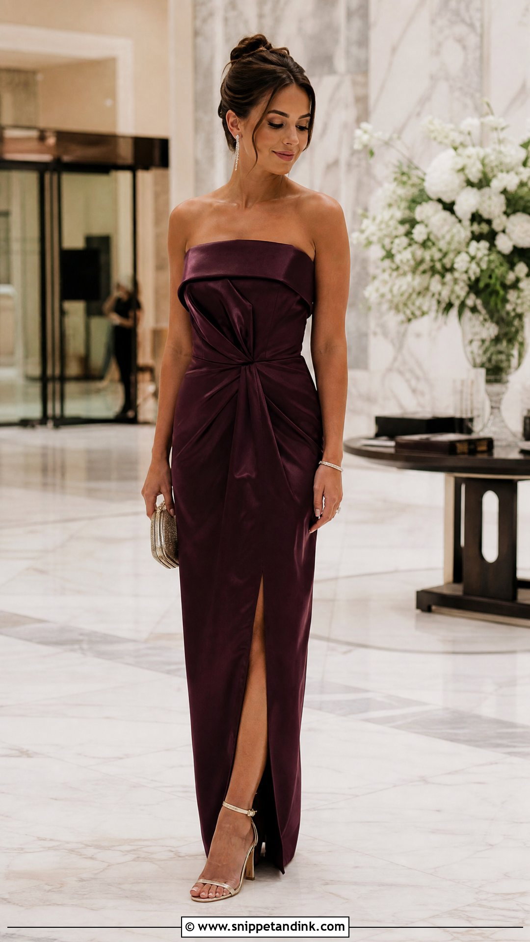 Black Tie Strapless Gown - Snippet and Ink - 25 Black Tie Wedding Dress Ideas