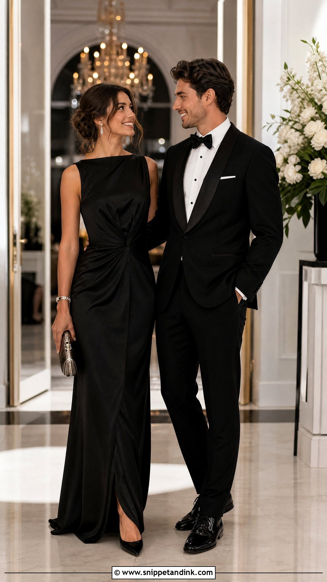Black Tie Wedding Attire Card - Snippet and Ink - 20 Wedding Attire Card Ideas
