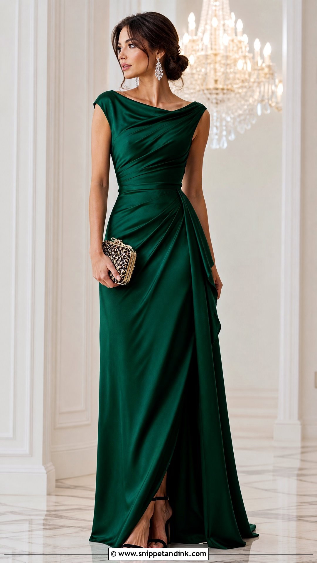 Black Tie Wedding Guest Outfit - Snippet and Ink - 20 Outfit Idea for Wedding Ideas