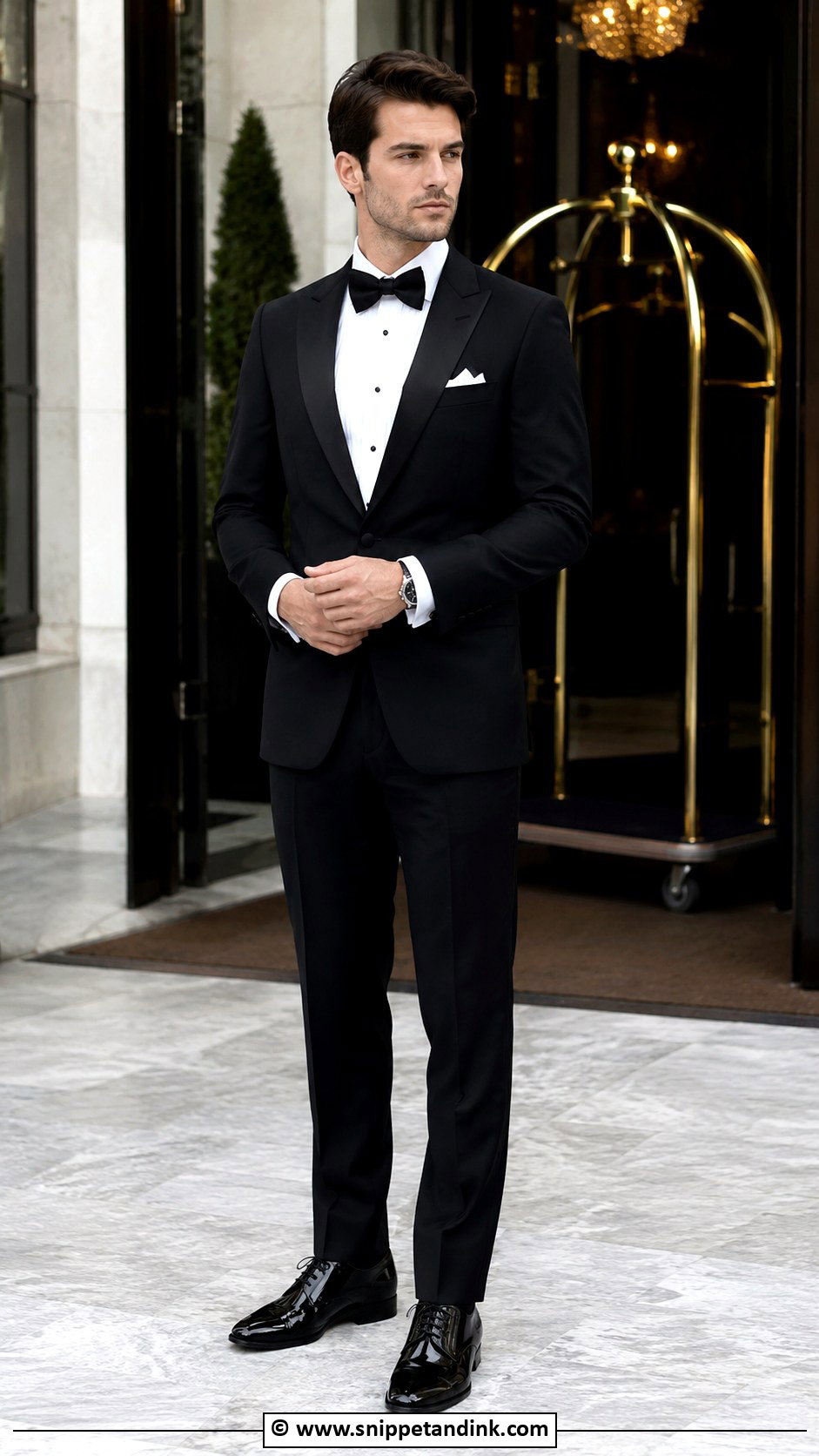 Black Tie Wedding Suit - Snippet and Ink - 35 Wedding Suit Ideas