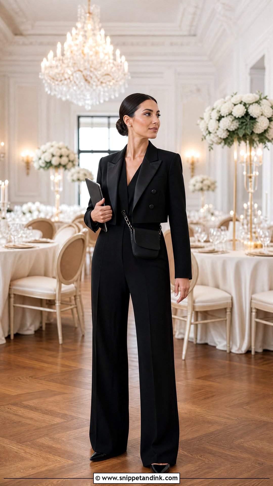 Black Tie Wedding Vendor Outfit - Snippet and Ink - 20 Wedding Vendor Outfit Ideas