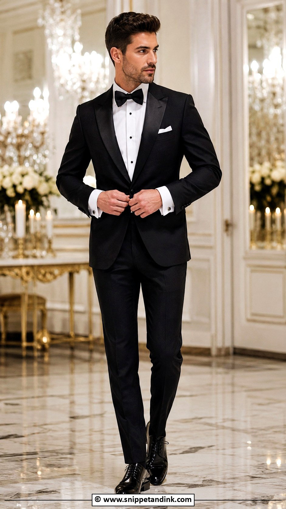 Black Tuxedo Gay Wedding Outfit - Snippet and Ink - 25 Gay Wedding Outfits