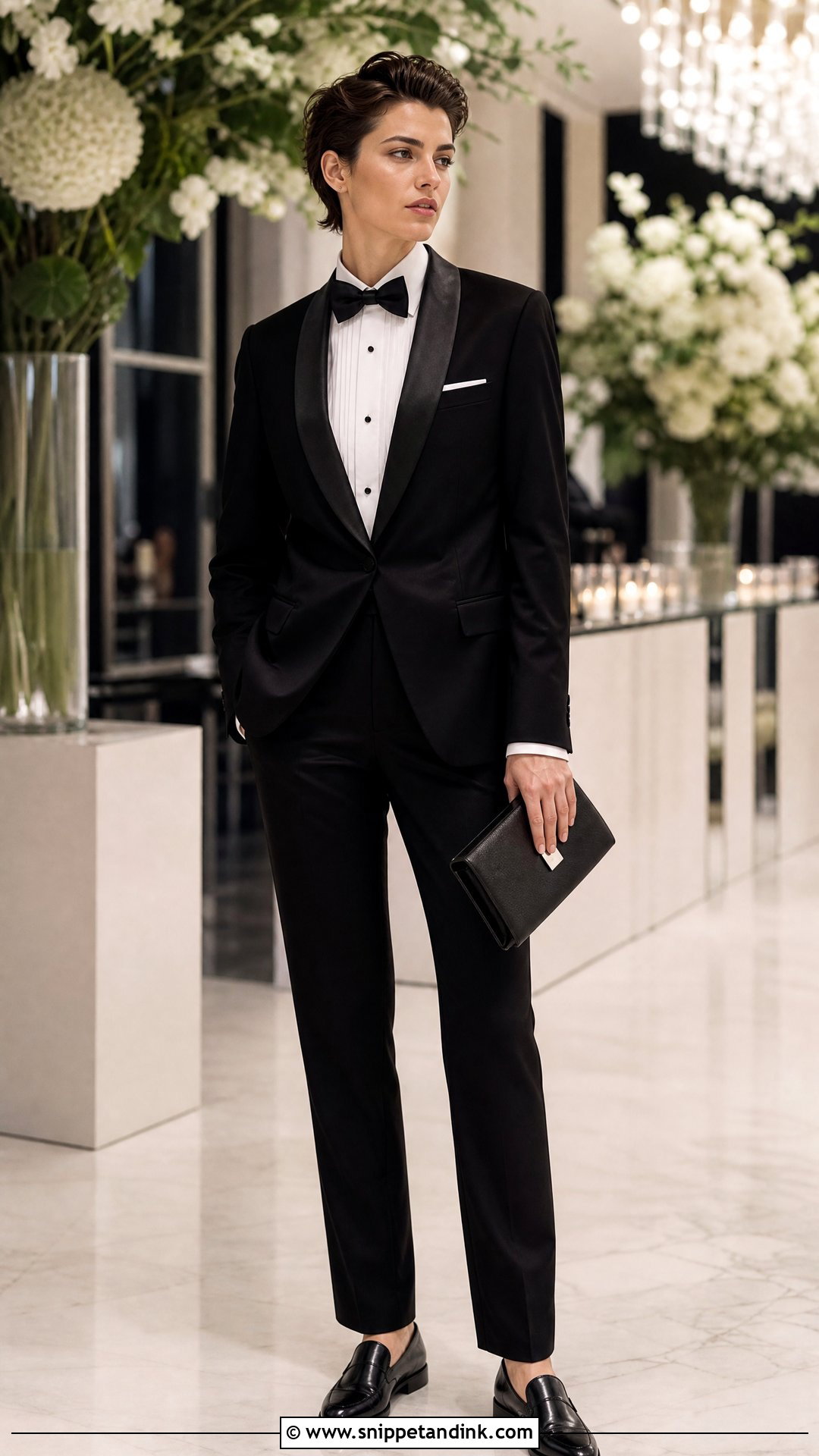 Black Tuxedo Wedding Outfit - Snippet and Ink - 20 Unisex Wedding Outfit Ideas