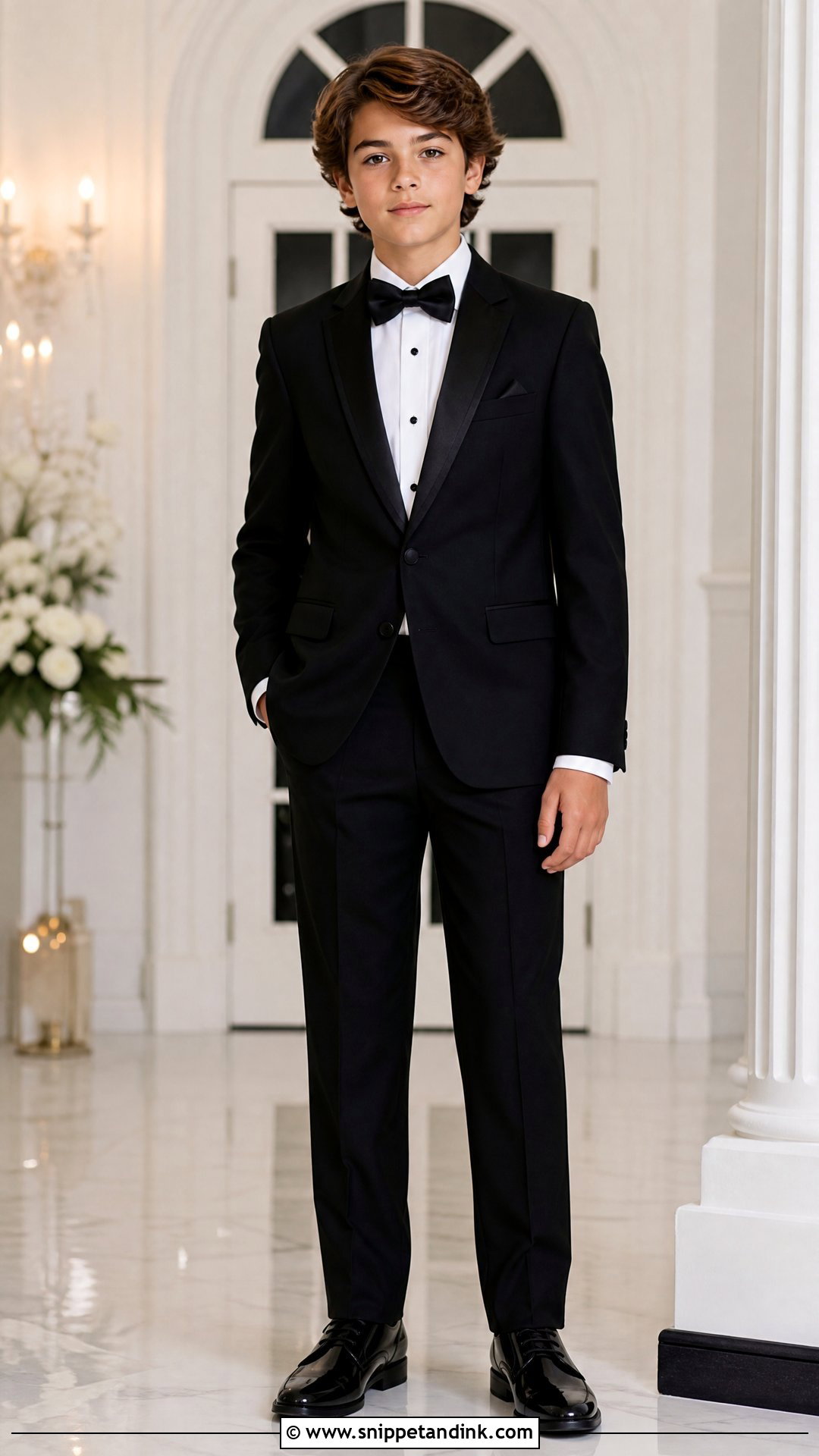 Black Tuxedo Wedding Outfit - Snippet and Ink - 25 Boys Outfits for Wedding