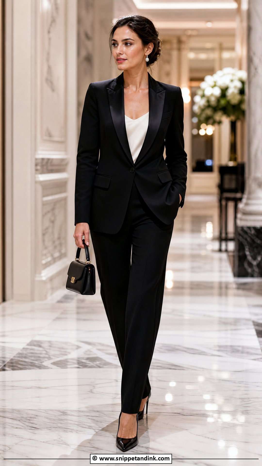 Black Tuxedo Wedding Suit - Snippet and Ink - 30 Wedding Suit Women Ideas