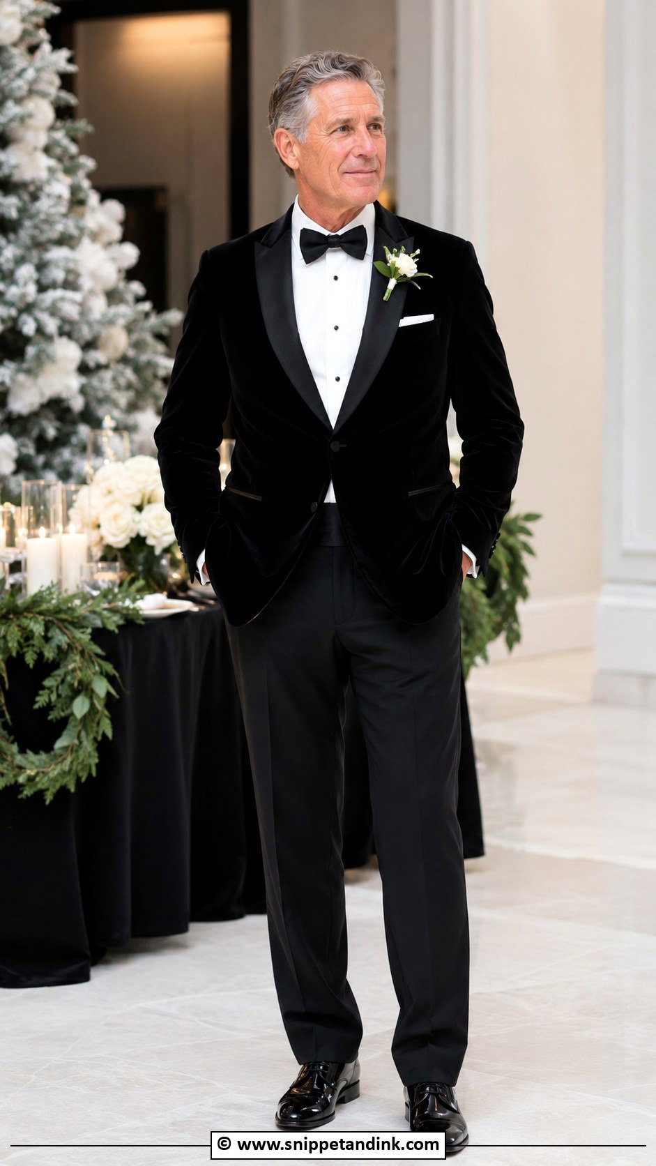 Black Velvet Jacket Father Of The Bride Attire - Snippet and Ink - 30 Father of the Bride Attire Ideas