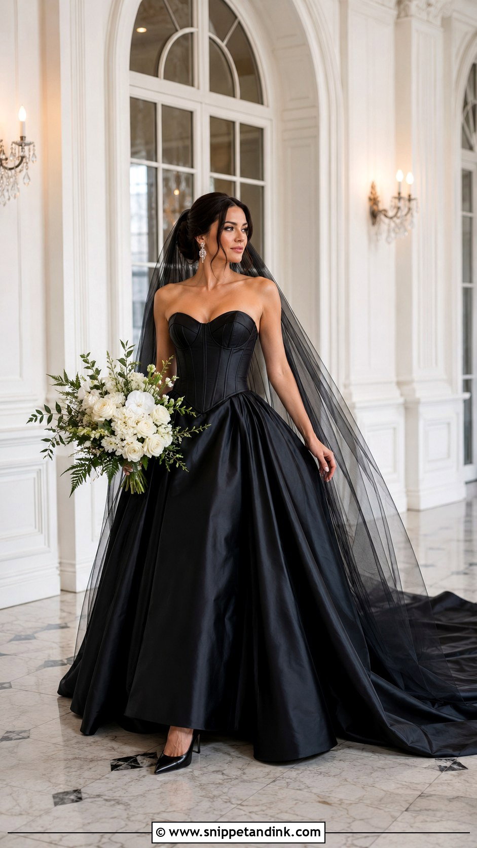Black Wedding Dress - Snippet and Ink - 20 Creative Wedding Dress Ideas