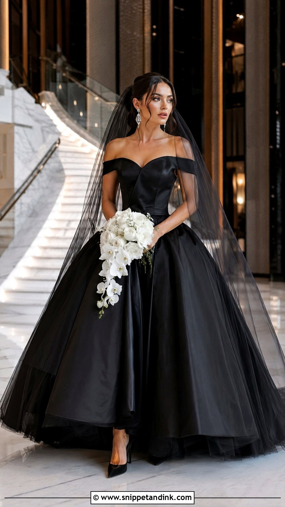 Black Wedding Dress - Snippet and Ink - 20 Amazing Wedding Dress Ideas