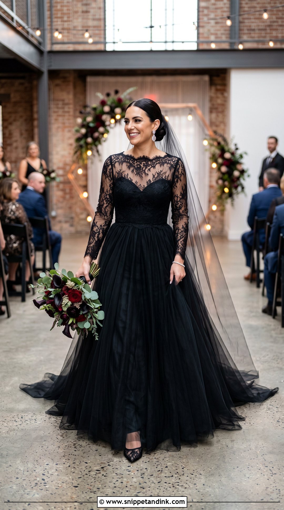 Black Wedding Dress - Snippet and Ink - 20 Non Conventional Wedding Dress Ideas