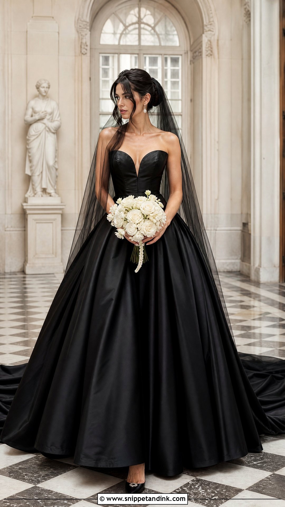 Black Wedding Dress - Snippet and Ink - 20 Non White Wedding Dress Colour Ideas