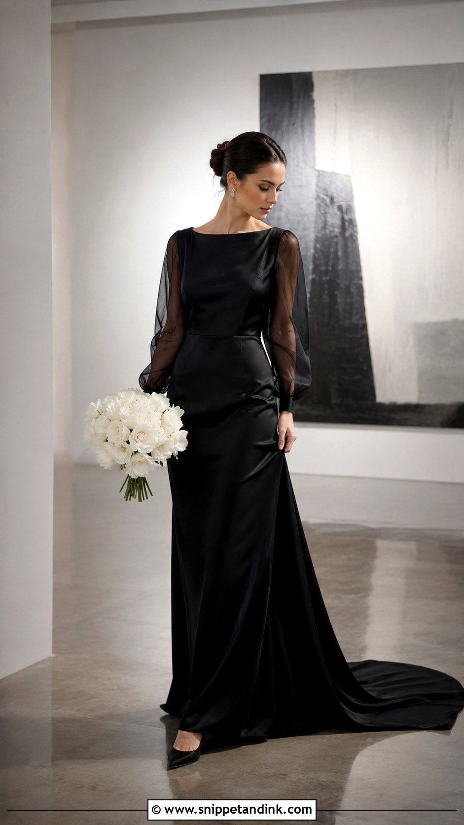 Black Wedding Gown - Snippet and Ink - 25 Unique Wedding Gowns