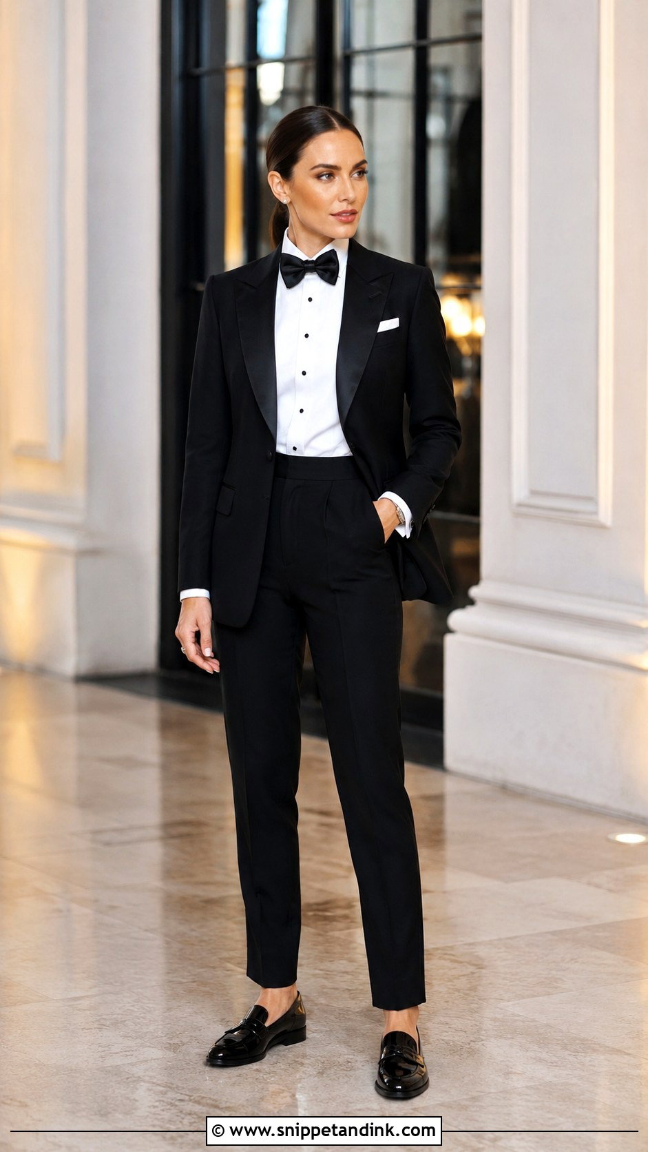 Black Wedding Tuxedo - Snippet and Ink - 25 Lesbian Wedding Suit Ideas