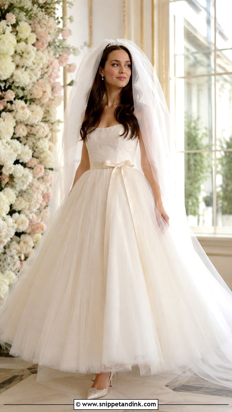 Blair Waldorf Tulle Princess Wedding Dress - Snippet and Ink - 25 Blair Waldorf Wedding Dress Ideas
