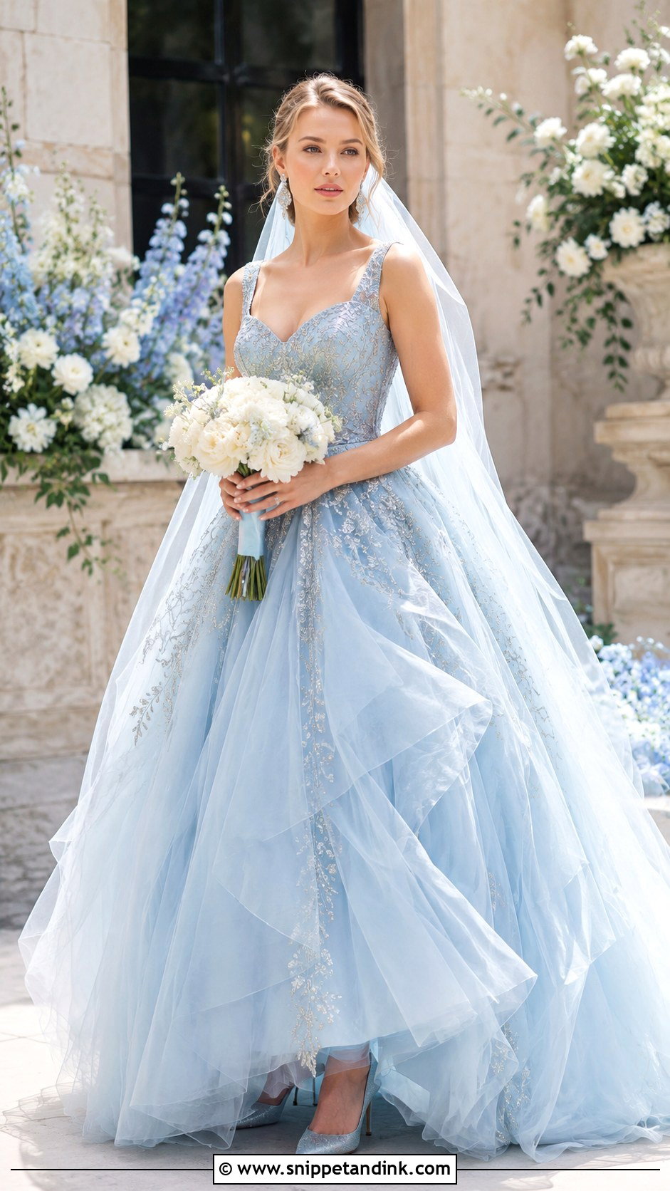 Blake Lively Blue Wedding Dress - Snippet and Ink - 20 Blake Lively Wedding Dress Ideas