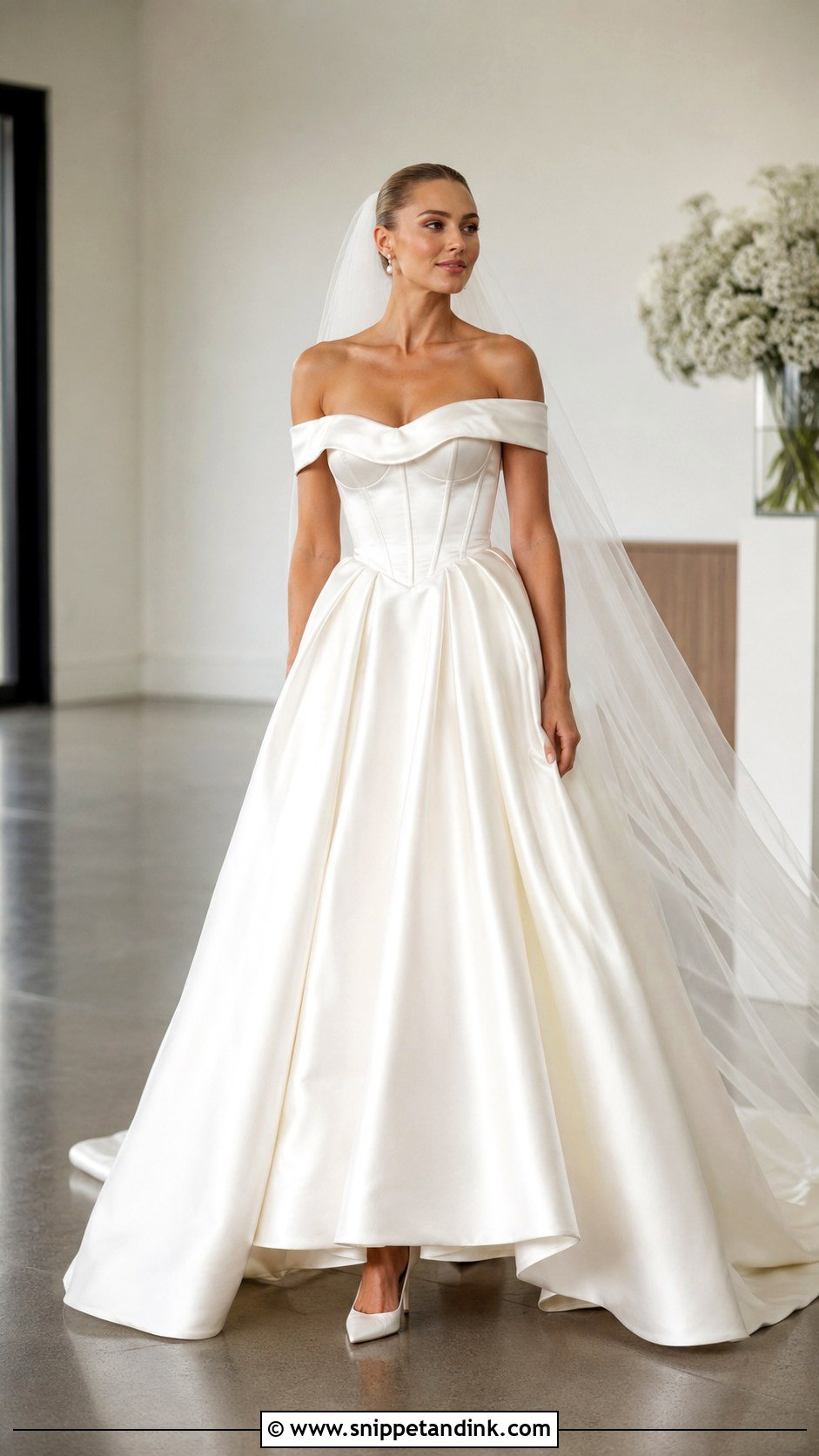 Blake Lively Off Shoulder Wedding Dress - Snippet and Ink - 20 Blake Lively Wedding Dress Ideas