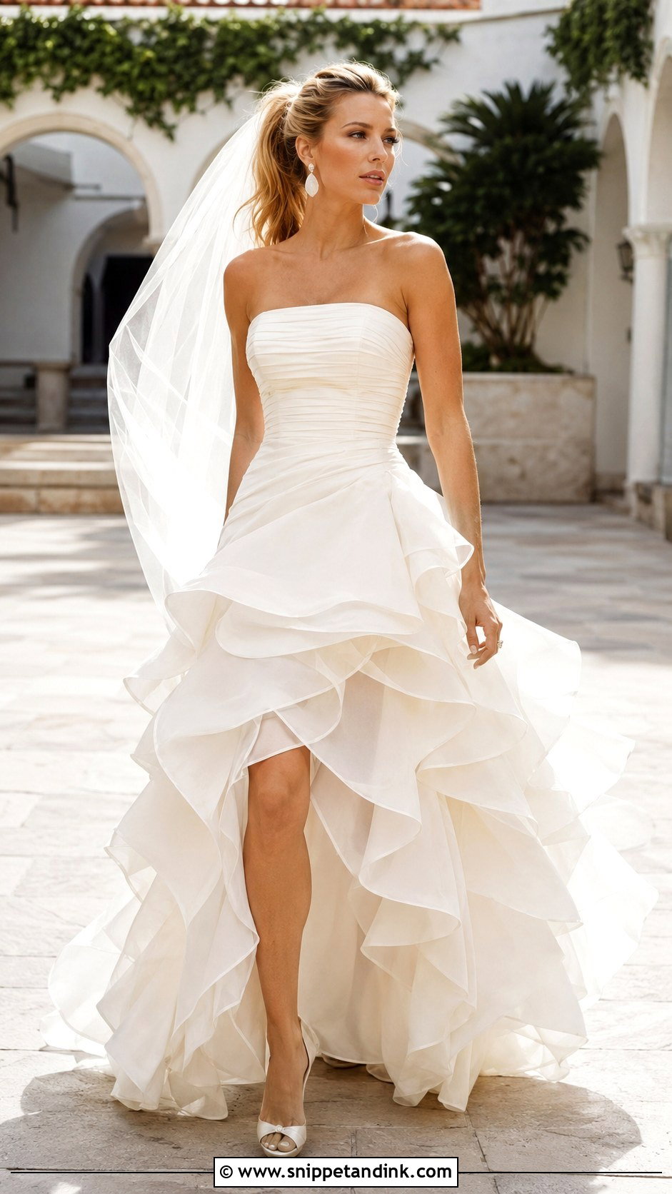 Blake Lively Ruffle Wedding Dress - Snippet and Ink - 20 Blake Lively Wedding Dress Ideas