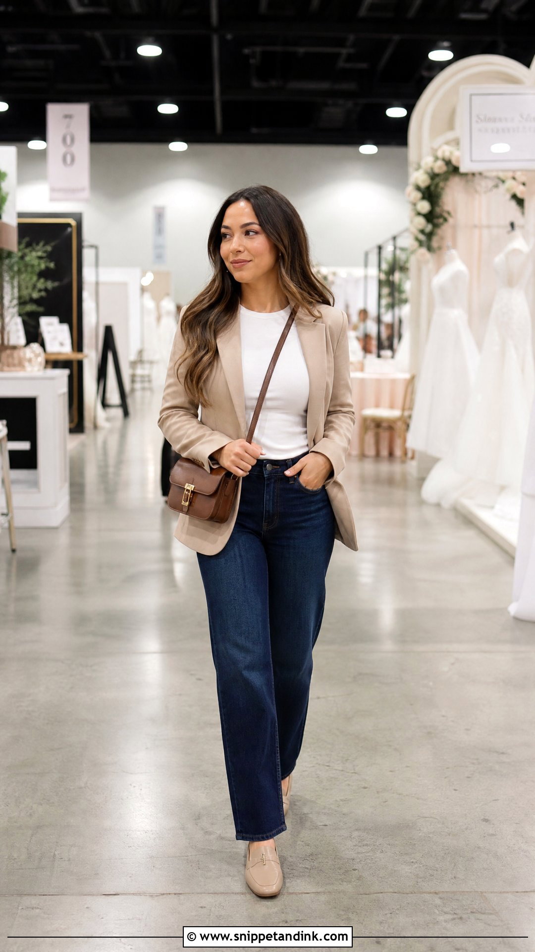 Blazer And Jeans Wedding Expo Outfit - Snippet and Ink - 20 Wedding Expo Outfit Ideas