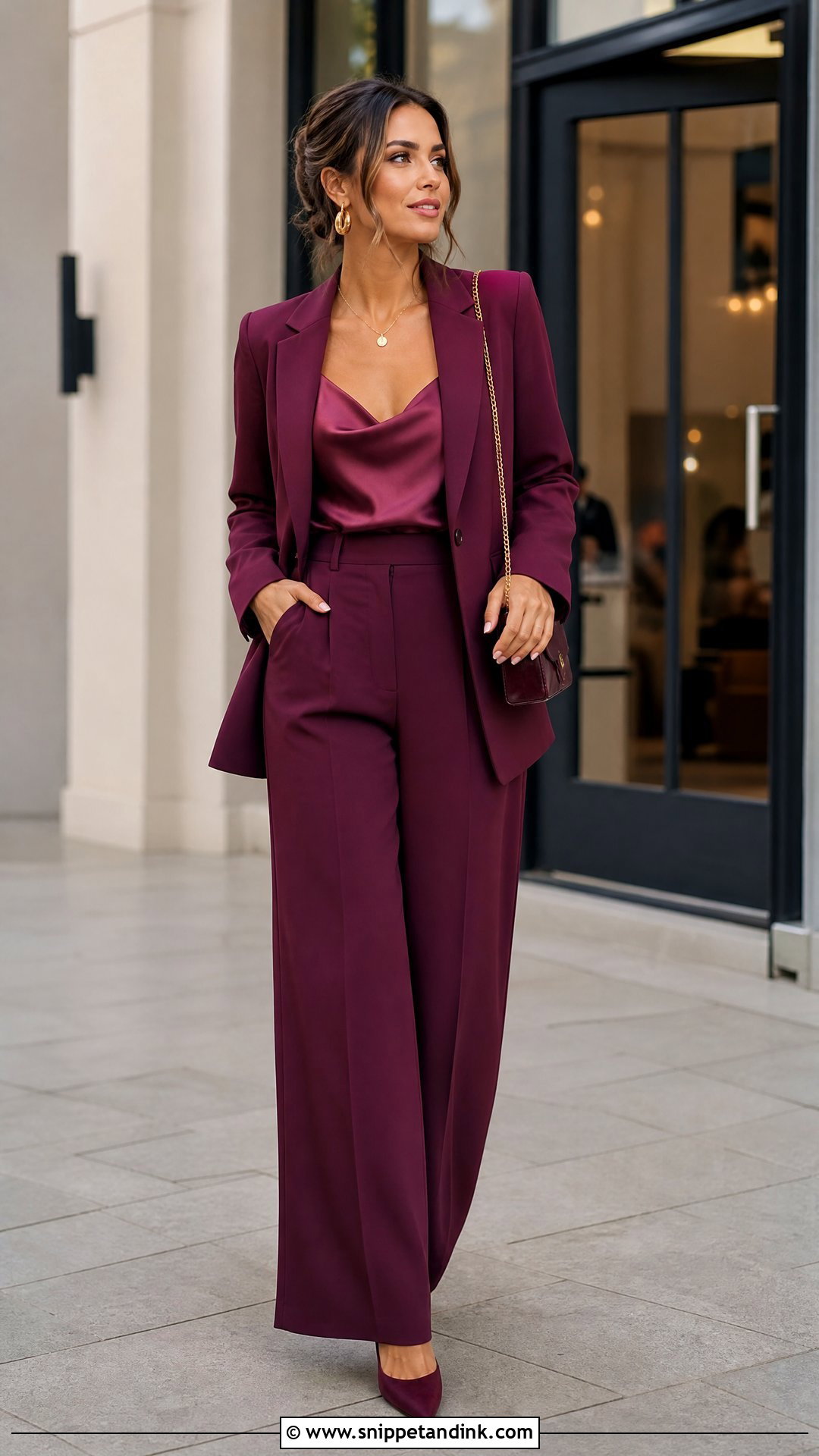 Blazer And Wide Leg Trousers Wedding Party Outfit - Snippet and Ink - 20 Wedding Dresses Party Dress