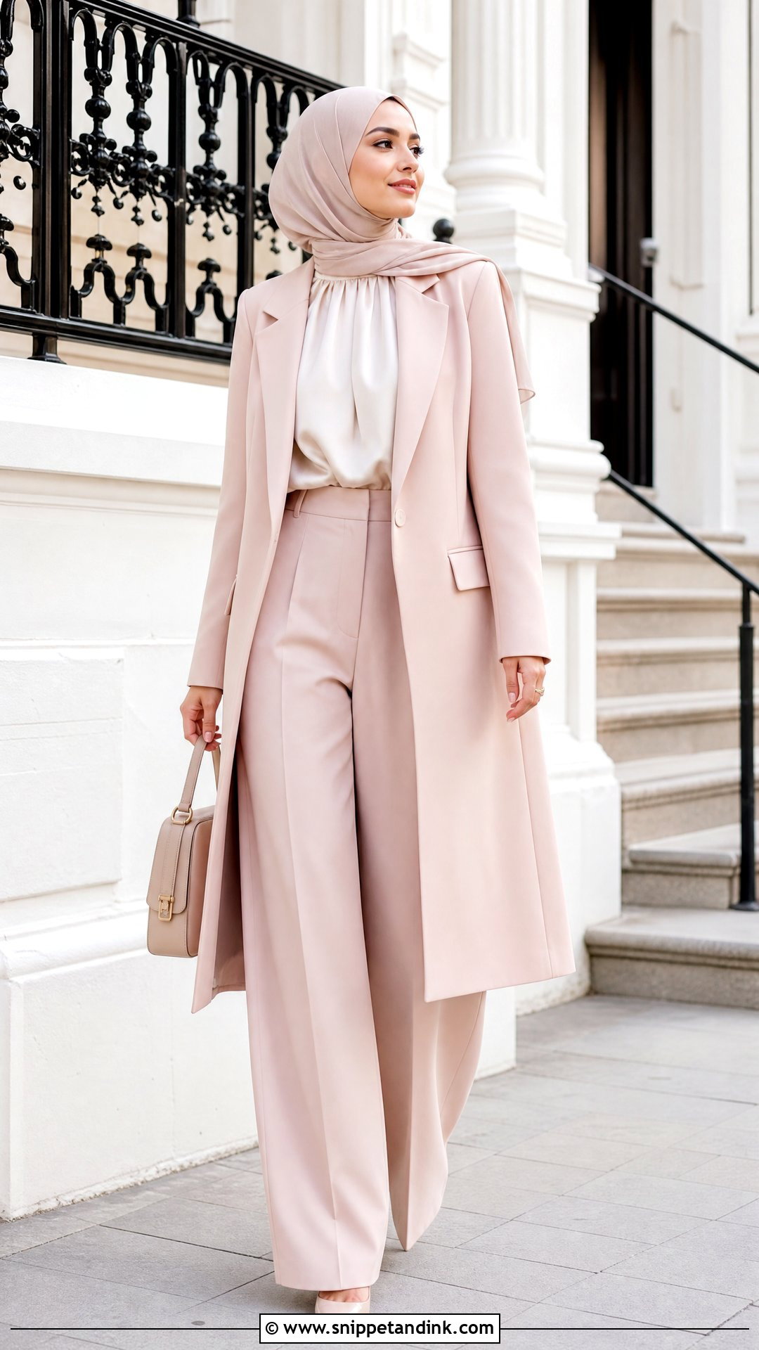 Blazer Hijab Wedding Outfit - Snippet and Ink - 25 Hijab Ideas for Wedding