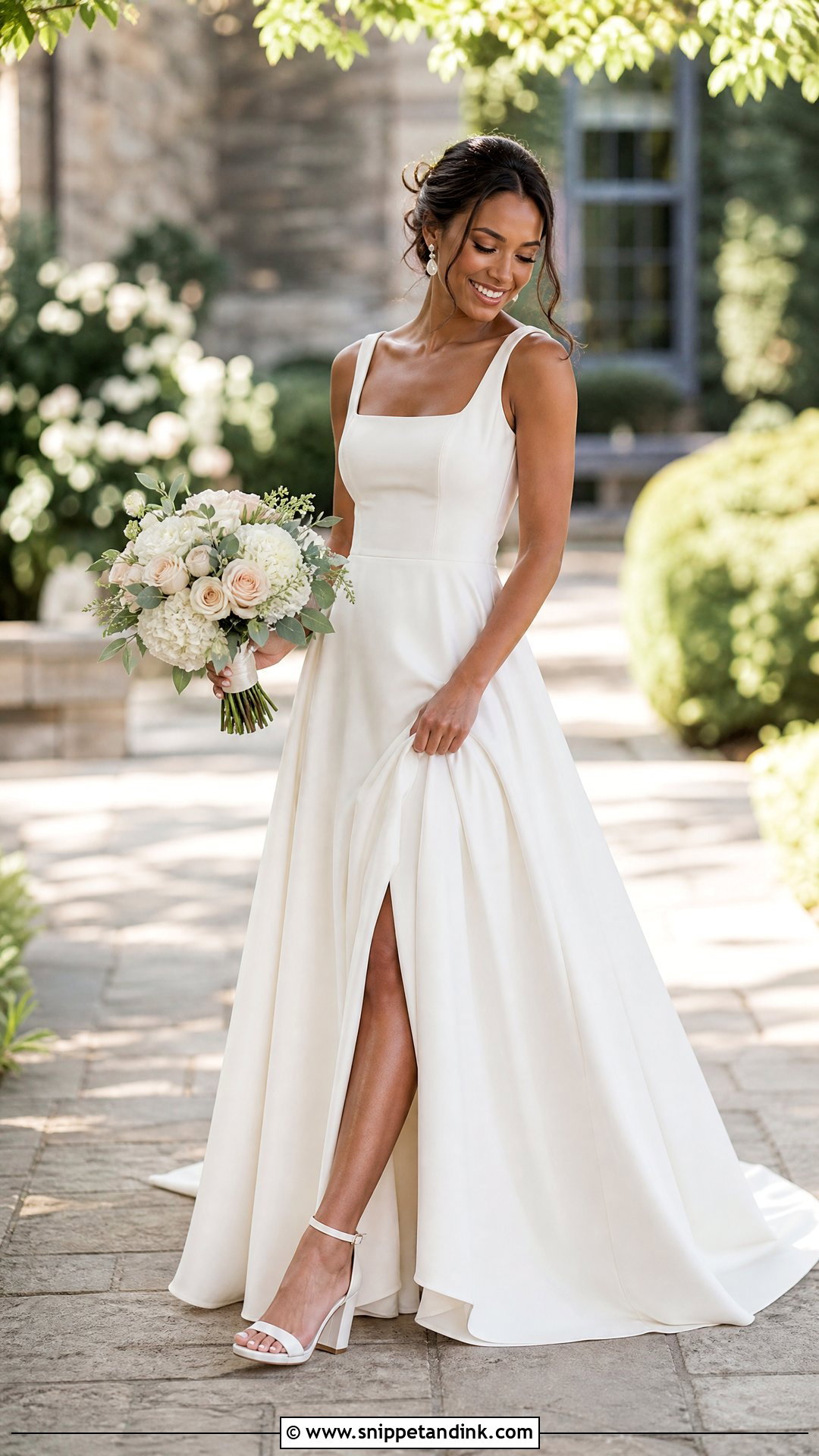 Block Heel Wedding High Heels - Snippet and Ink - 25 Wedding High Heels Ideas
