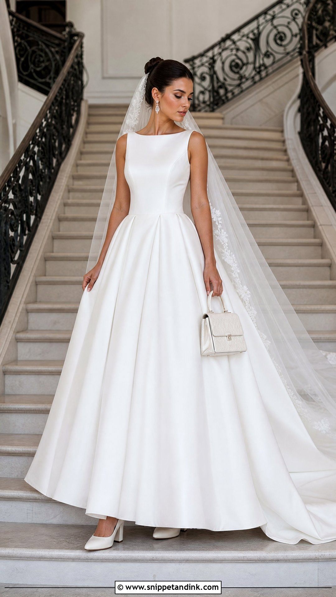 Block High Heels With Ball Gown Wedding Dress - Snippet and Ink - 20 Wedding High Heels Brides Ideas