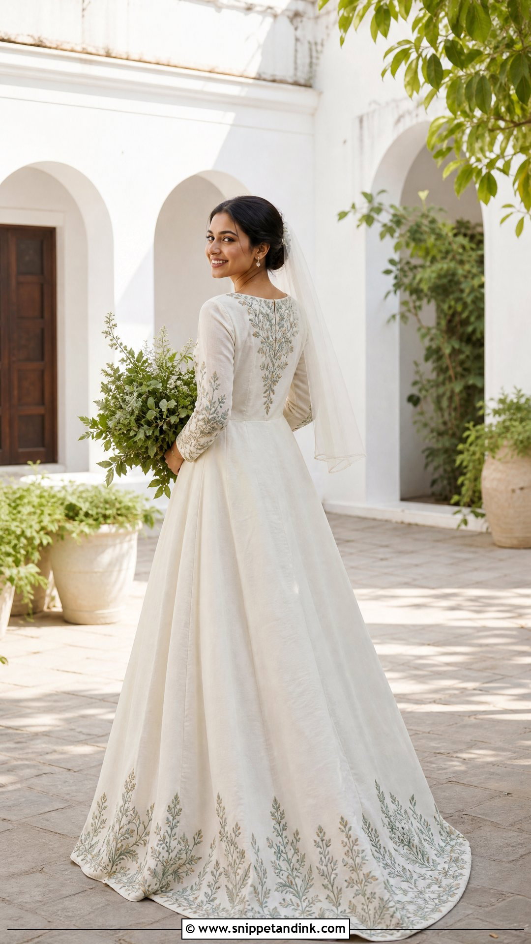 Block Printed Wedding Dress - Snippet and Ink - 25 Handmade Wedding Dress Ideas