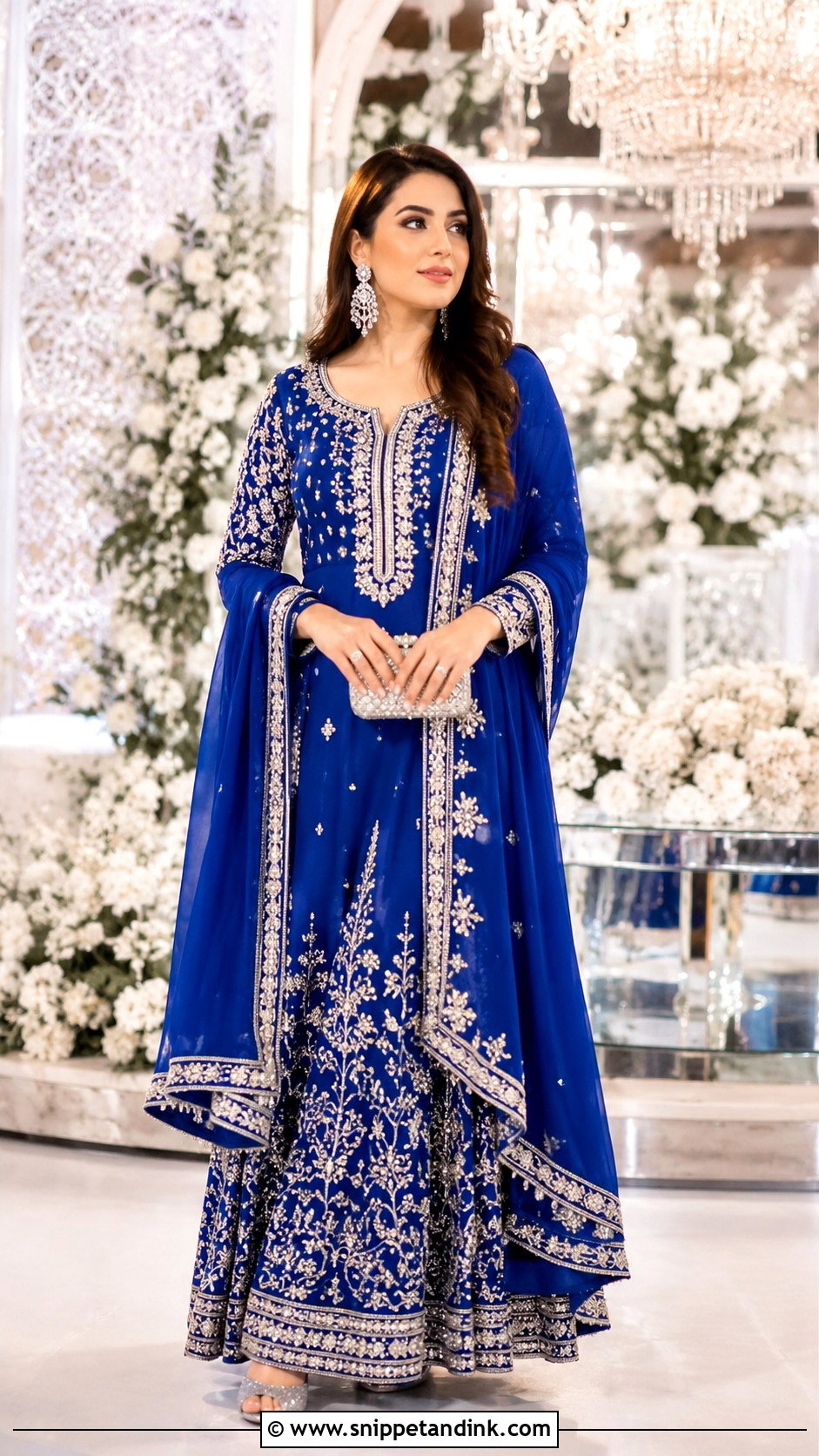 Blue Afghan Bridal Dress - Snippet and Ink - 25 Afghan Wedding Dress Ideas
