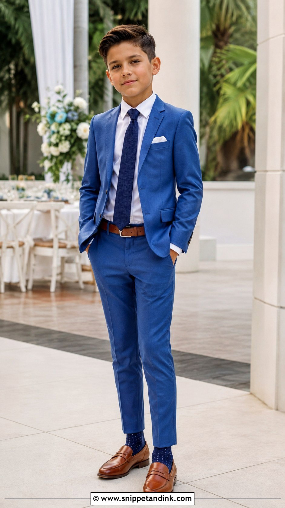 Blue Boys Wedding Suit - Snippet and Ink - 20 Boys Suits for Wedding
