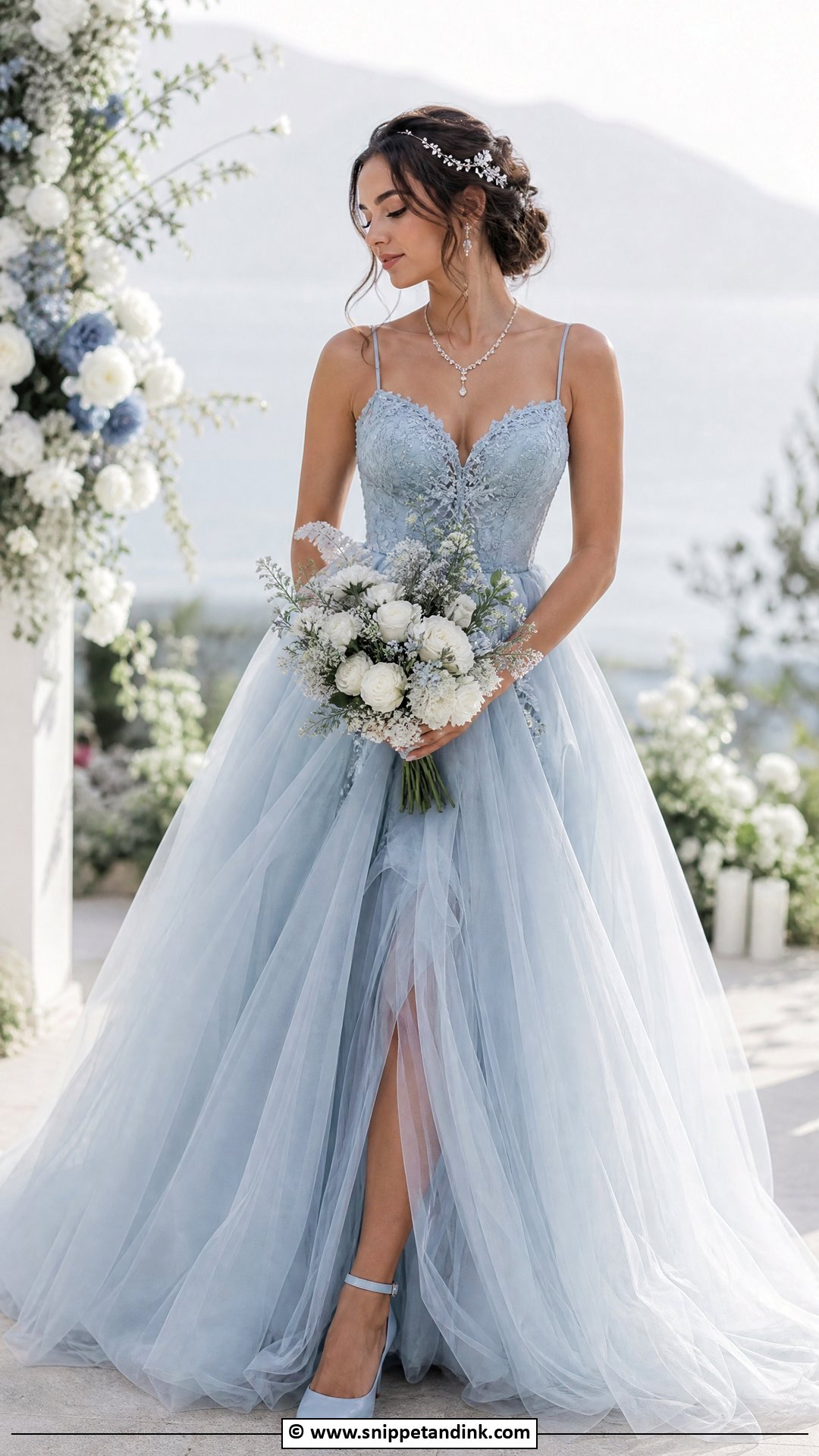 Blue Fairy Wedding Dress - Snippet and Ink - 35 Fairy Wedding Dress Ideas