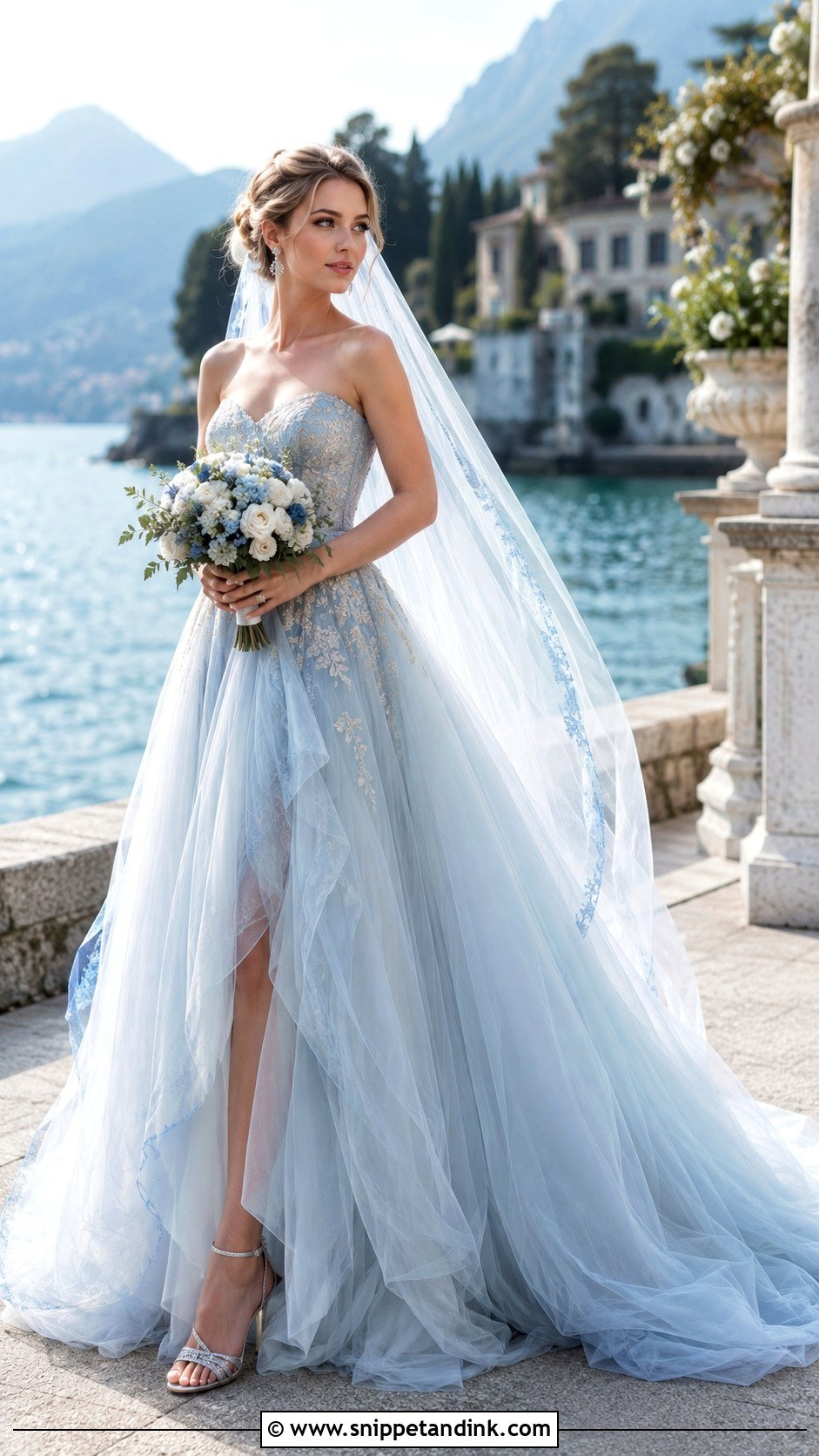 Blue Fairytale Wedding Dress - Snippet and Ink - 20 Fairytale Wedding Dress Enchanted Ideas