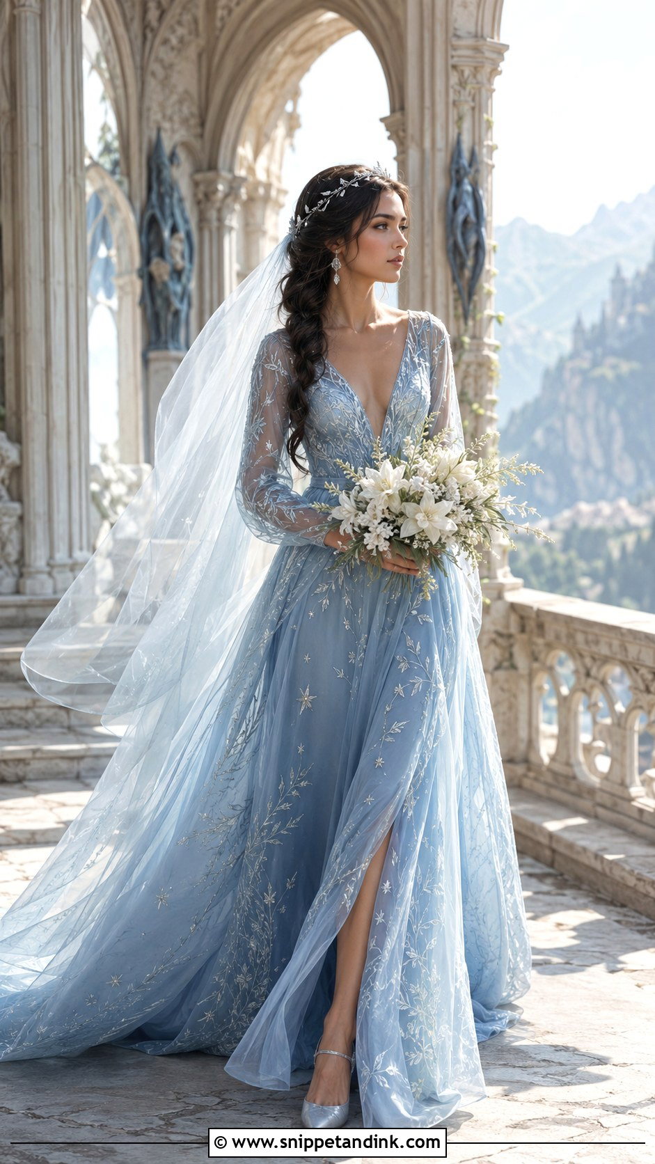 Blue Feyre Wedding Dress - Snippet and Ink - 20 Feyre Wedding Dress Acomaf Ideas