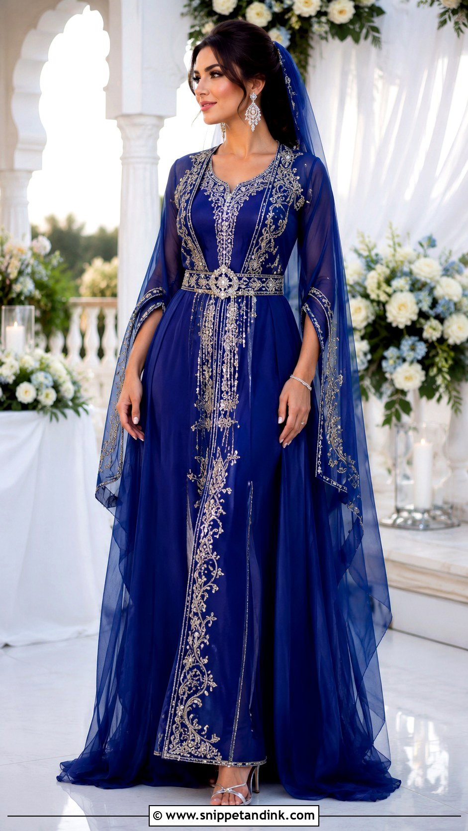 Blue Kurdish Wedding Dress - Snippet and Ink - 25 Kurdish Wedding Dress Ideas