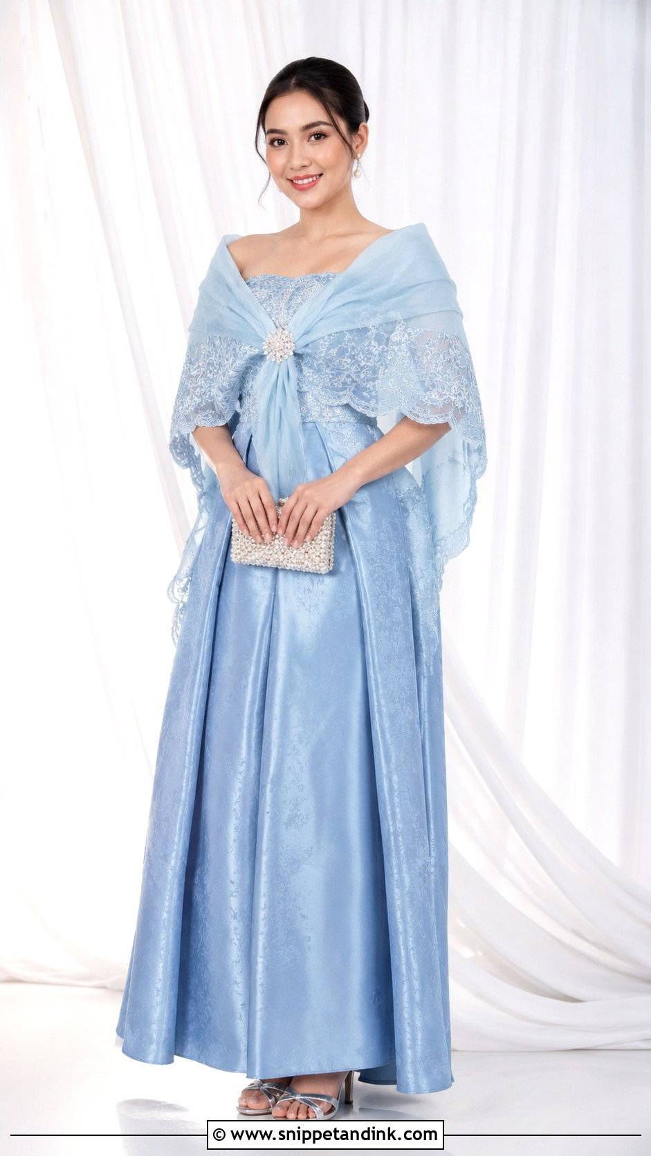 Blue Maria Clara Gown - Snippet and Ink - 25 Maria Clara Gown Ideas