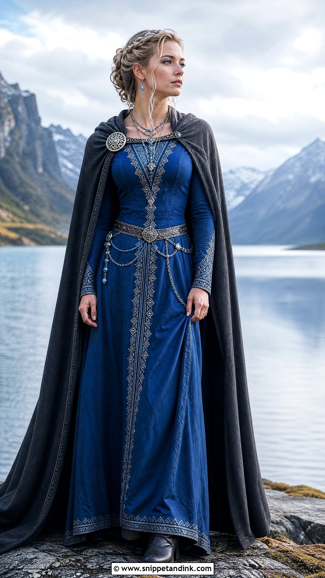 Blue Norse Wedding Dress - Snippet and Ink - 20 Norse Wedding Dress Ideas