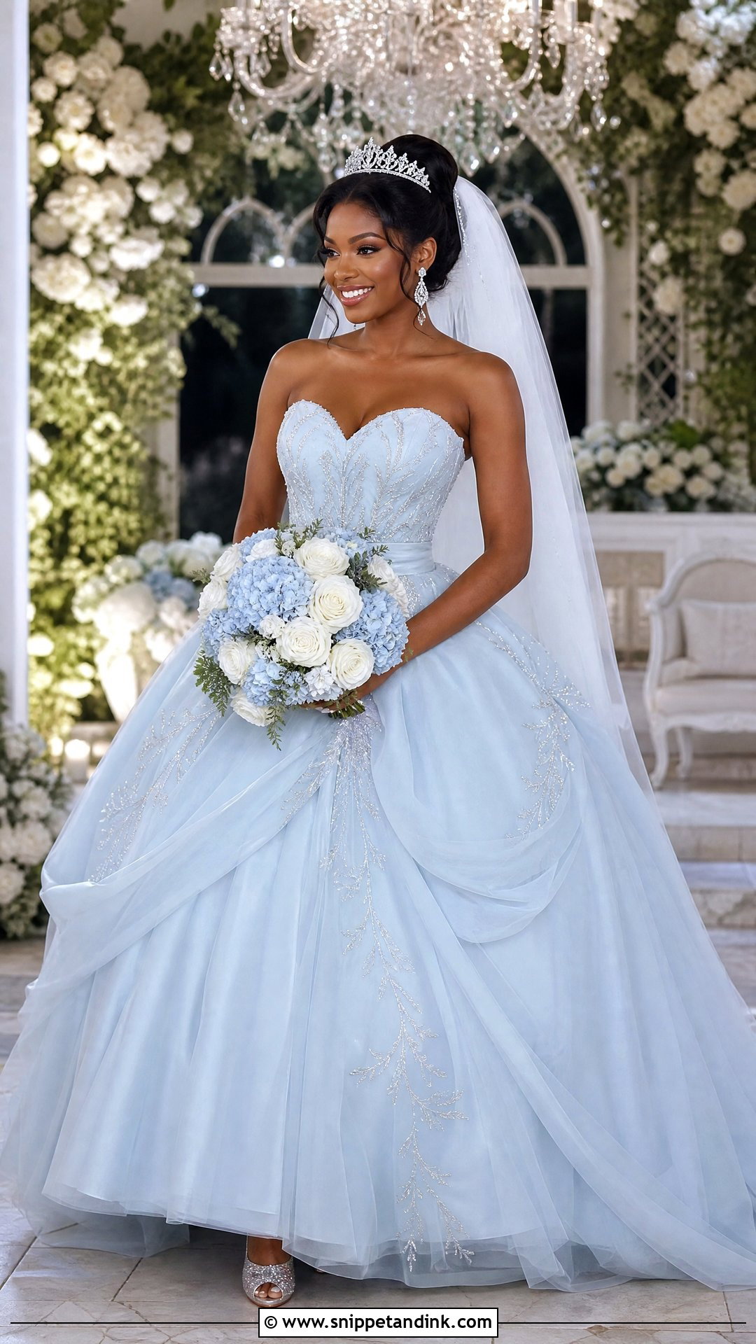 Blue Princess Tiana Wedding Dress - Snippet and Ink - 20 Princess Tiana Wedding Dress Ideas