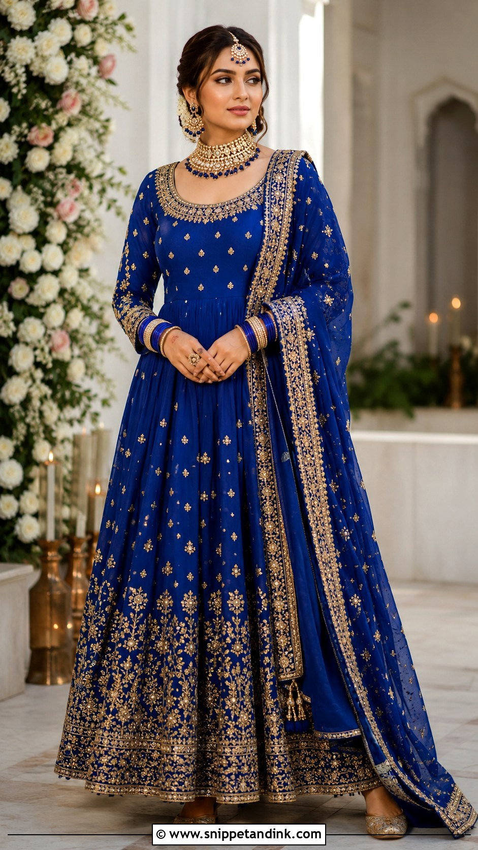 Blue Punjabi Bridal Suit - Snippet and Ink - 25 Punjabi Bridal Suit Ideas