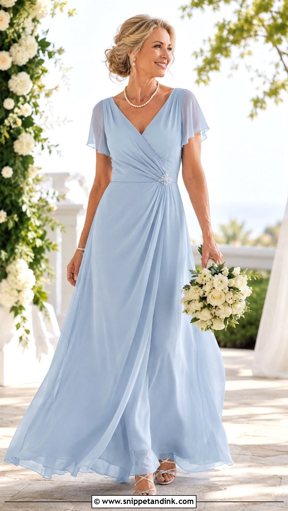Blue Second Marriage Wedding Dress - Snippet and Ink - 25 Second Marriage Wedding Dress Ideas