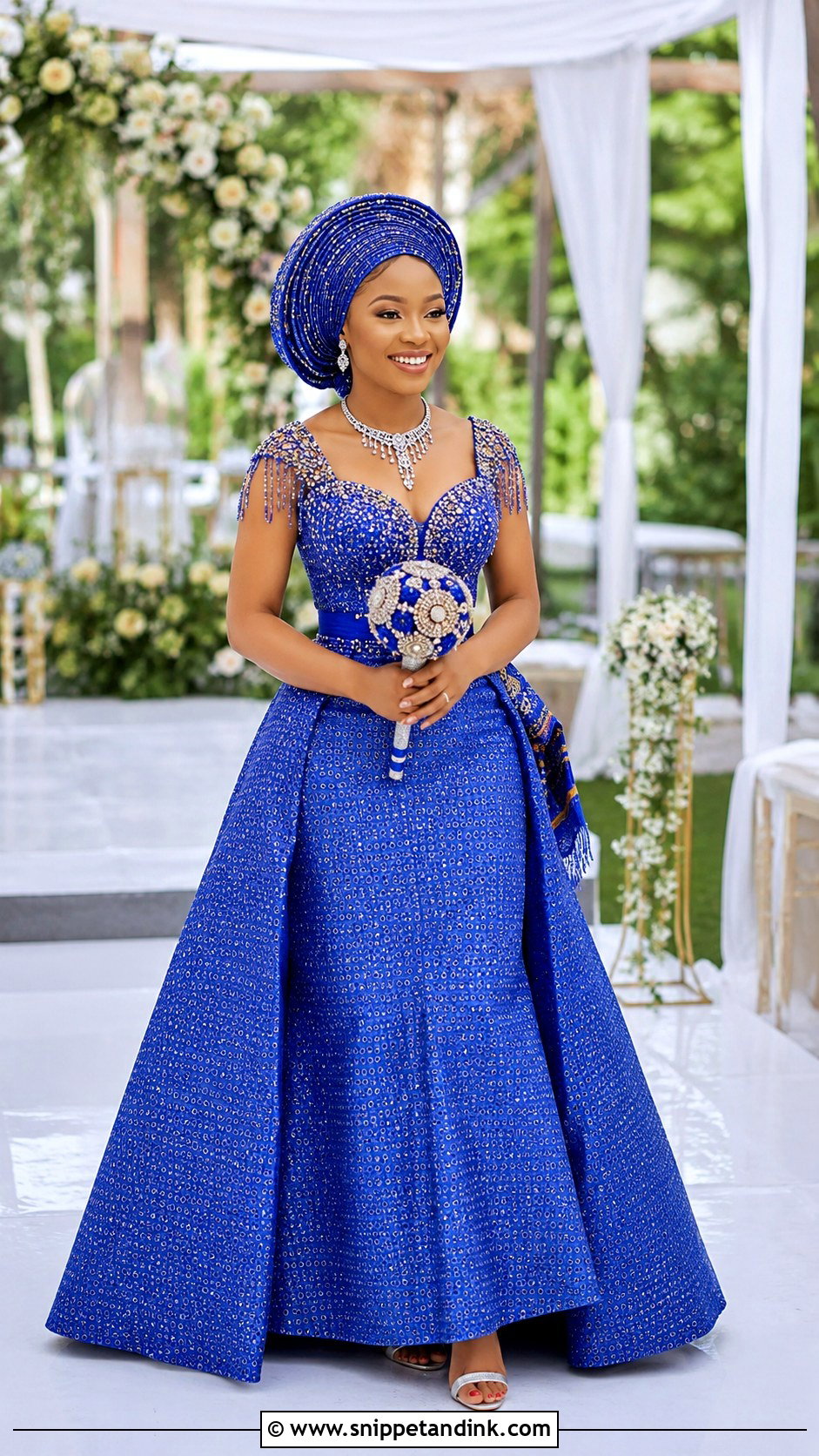 Blue Traditional Wedding Dress South Africa - Snippet and Ink - 25 Traditional Wedding Dresses South Africa