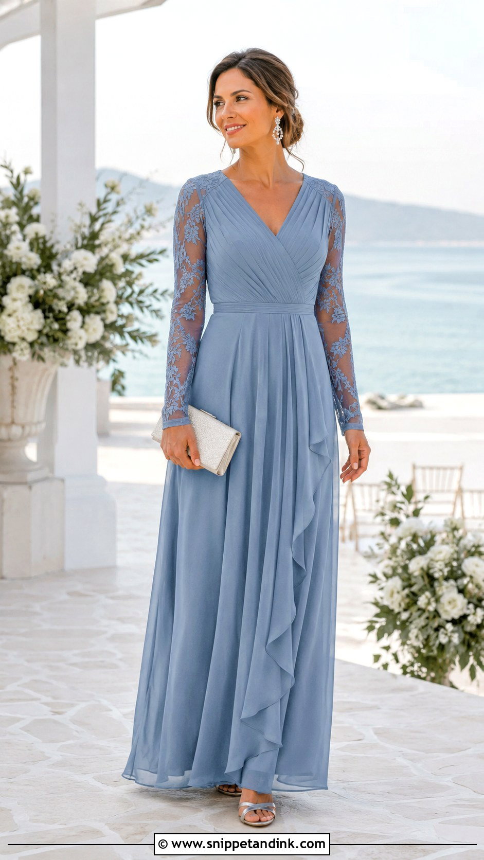 Blue Vow Renewal Dress - Snippet and Ink - 20 Wedding Renewal Dress Ideas