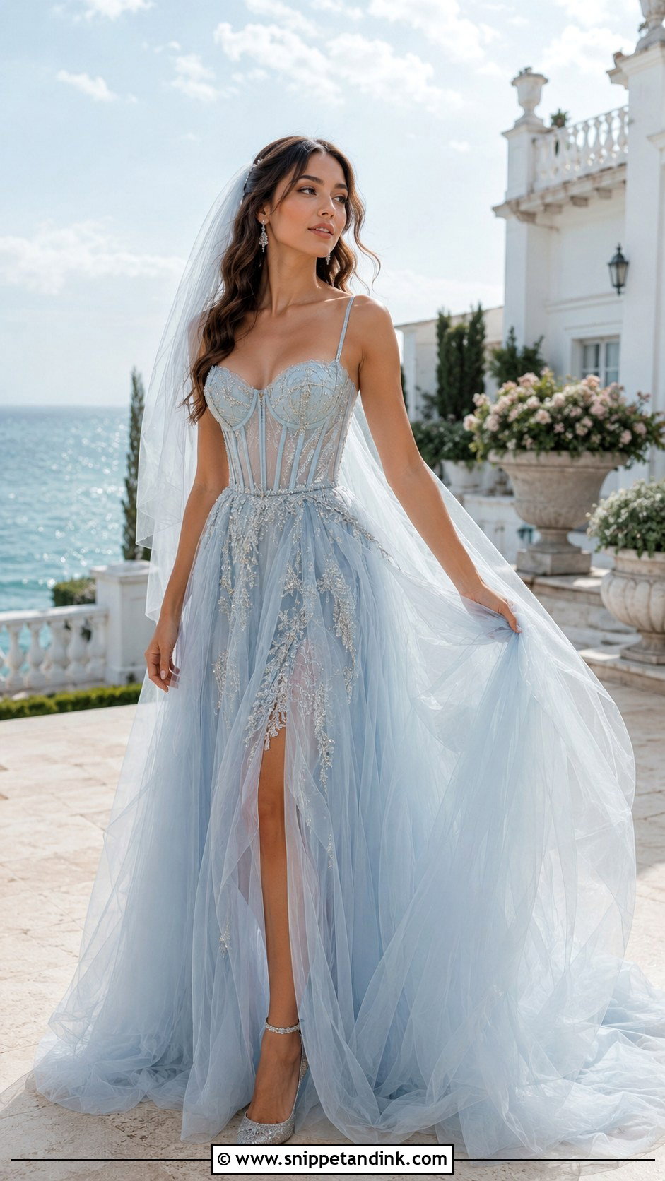 Blue Wedding Dress - Snippet and Ink - 20 Unique Wedding Dresses 2025